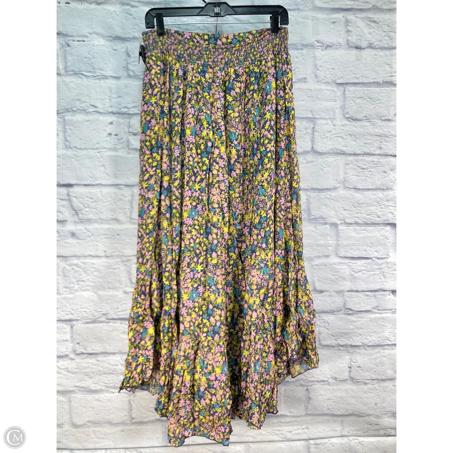 Skirt Set 2pc By Free People In Blue & Yellow, Size: Xl
