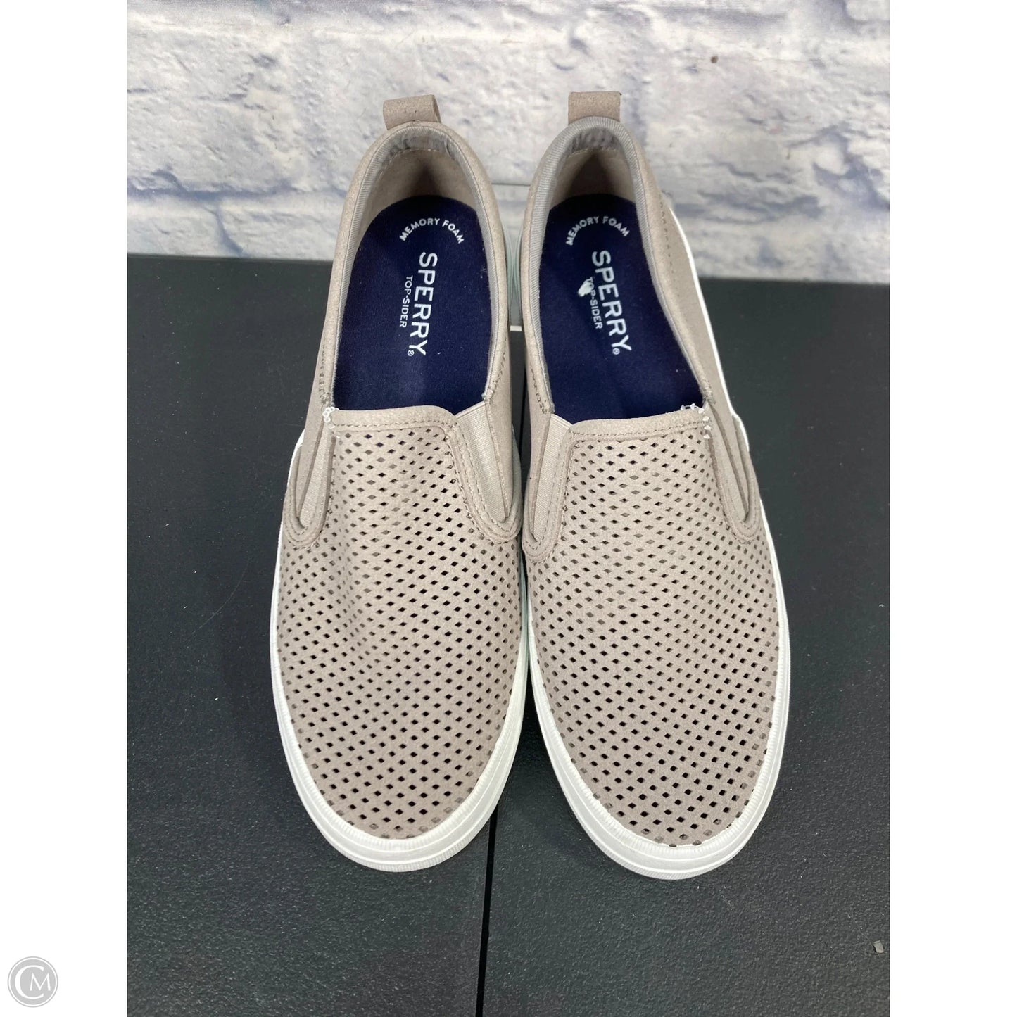 Shoes Sneakers By Sperry In Taupe, Size: 8