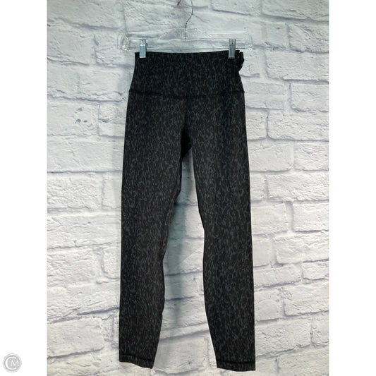 Athletic Leggings Capris By Lululemon In Grey, Size: 4