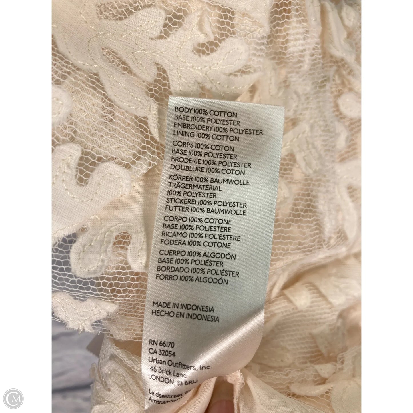 Top Sleeveless By Anthropologie In Cream, Size: Xs