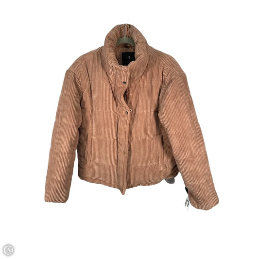 Coat Puffer & Quilted By 7 For All Mankind In Pink, Size: M