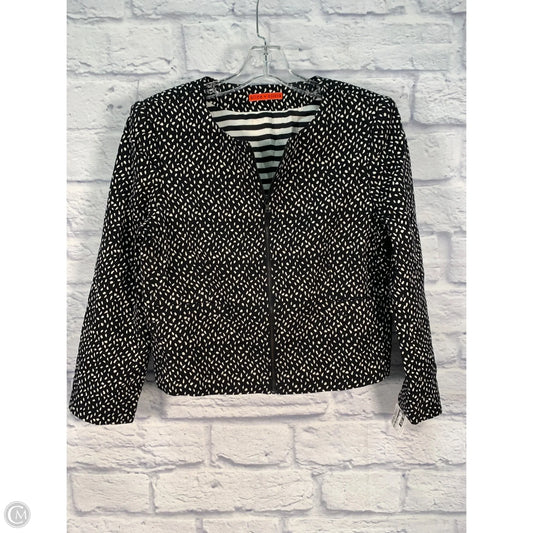 Jacket Designer By Alice + Olivia In Black & White, Size: S