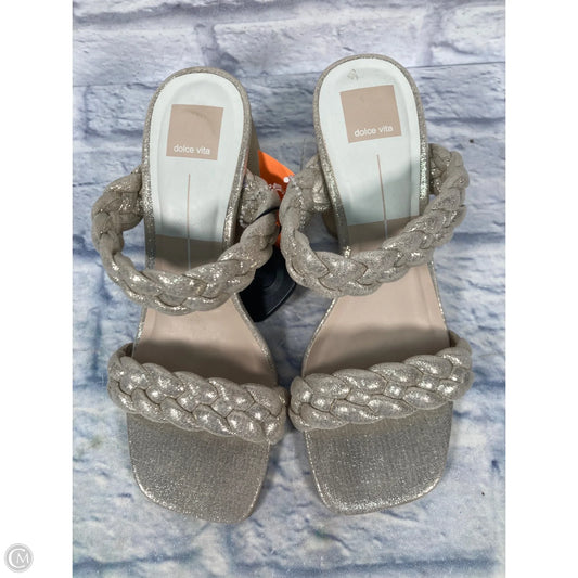 Sandals Heels Block By Dolce Vita In Gold, Size: 8.5