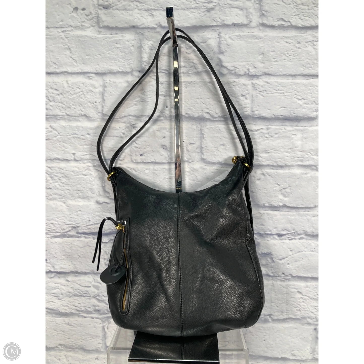 Handbag Leather By Hobo Intl, Size: Large