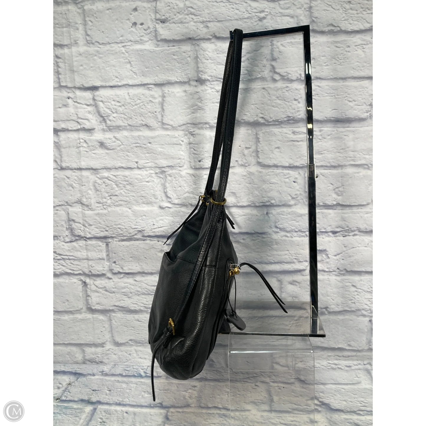 Handbag Leather By Hobo Intl, Size: Large