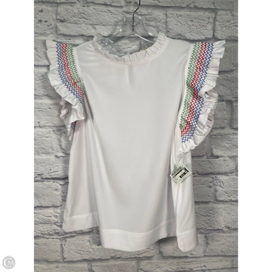 Top Short Sleeve By Jodifl In White, Size: M