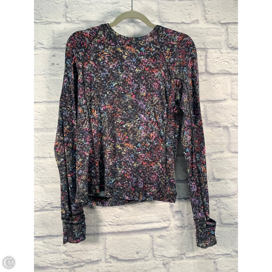 Athletic Top Long Sleeve Crewneck By Lululemon In Multi-colored, Size: S