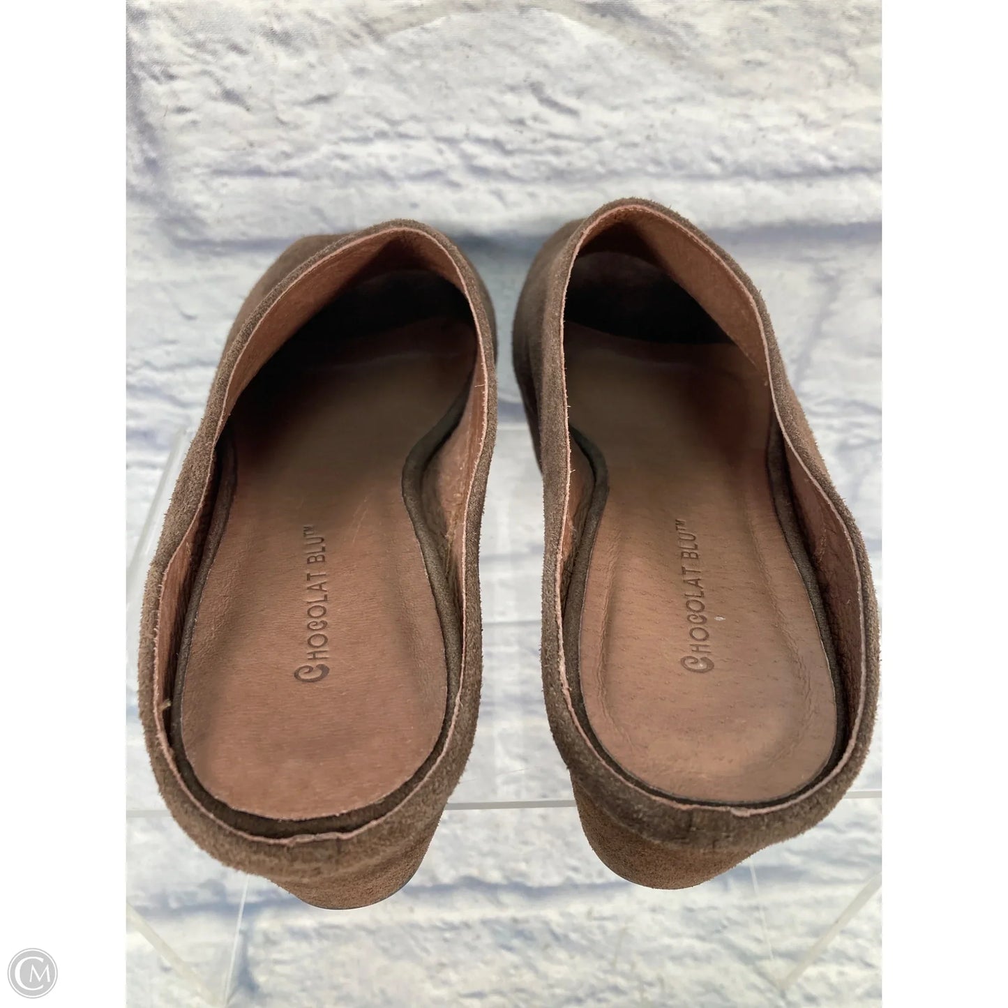 Shoes Heels Wedge By Clothes Mentor In Brown, Size: 7.5