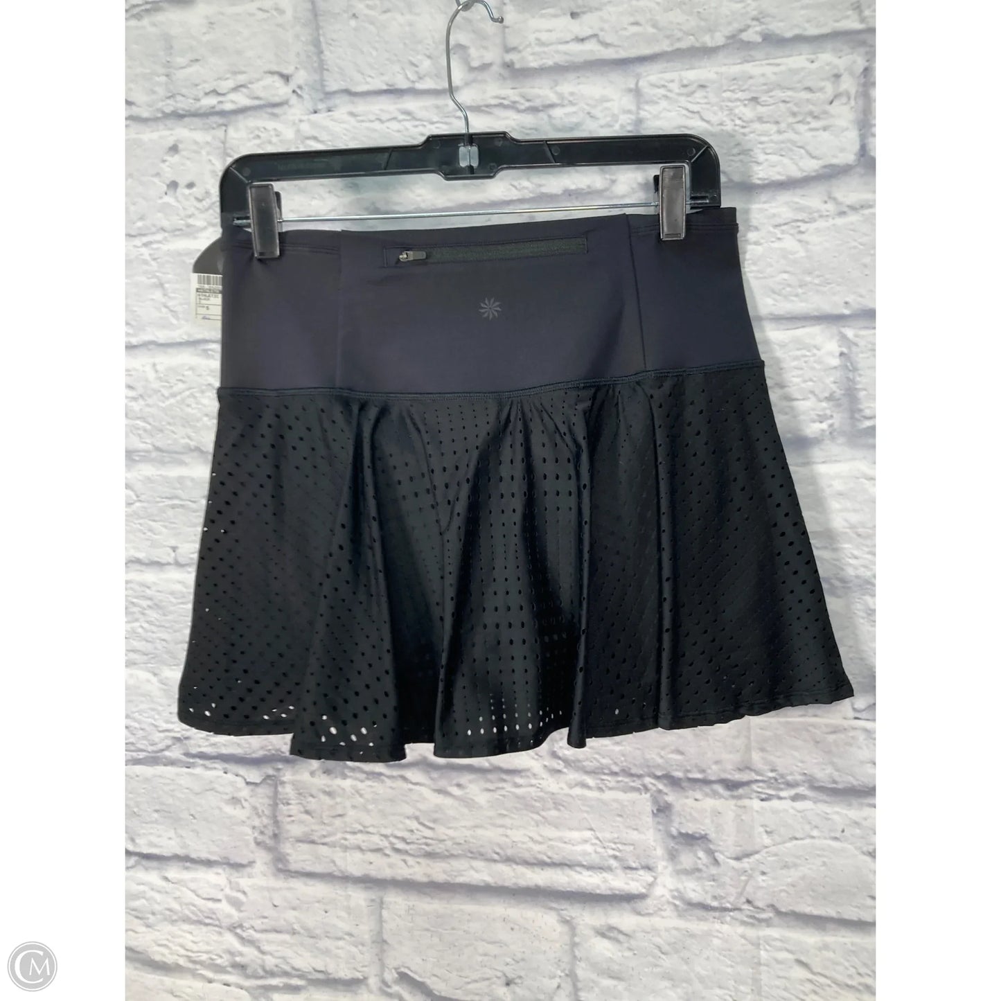 Athletic Skort By Athleta In Black, Size: S