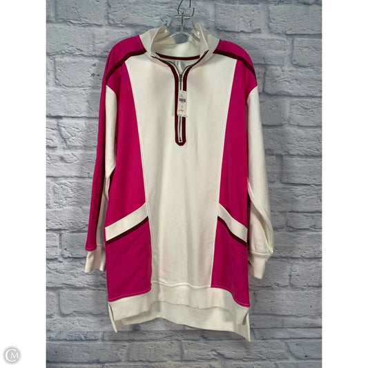 Athletic Dress By Daily Practice By Anthropologie In Pink & White, Size: M