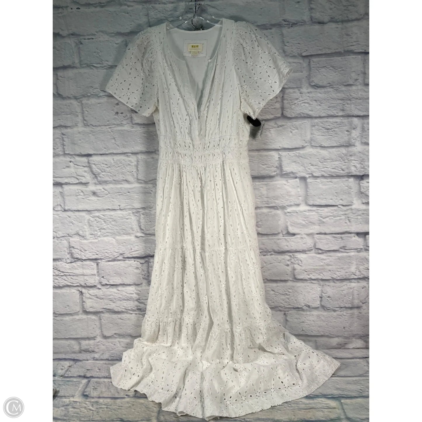 Dress Casual Maxi By Maeve In White, Size: S