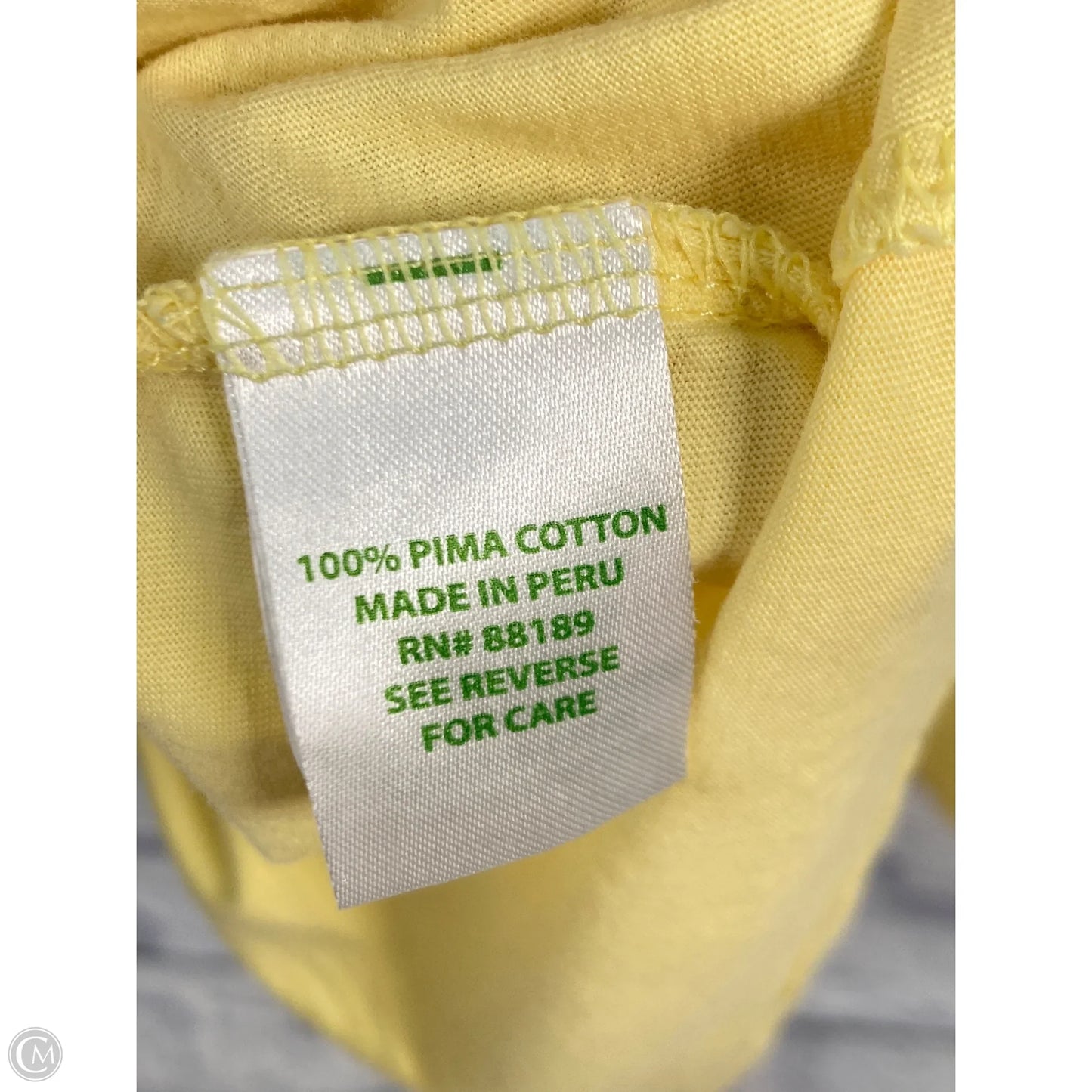 Tank Top Designer By Lilly Pulitzer In Yellow, Size: L