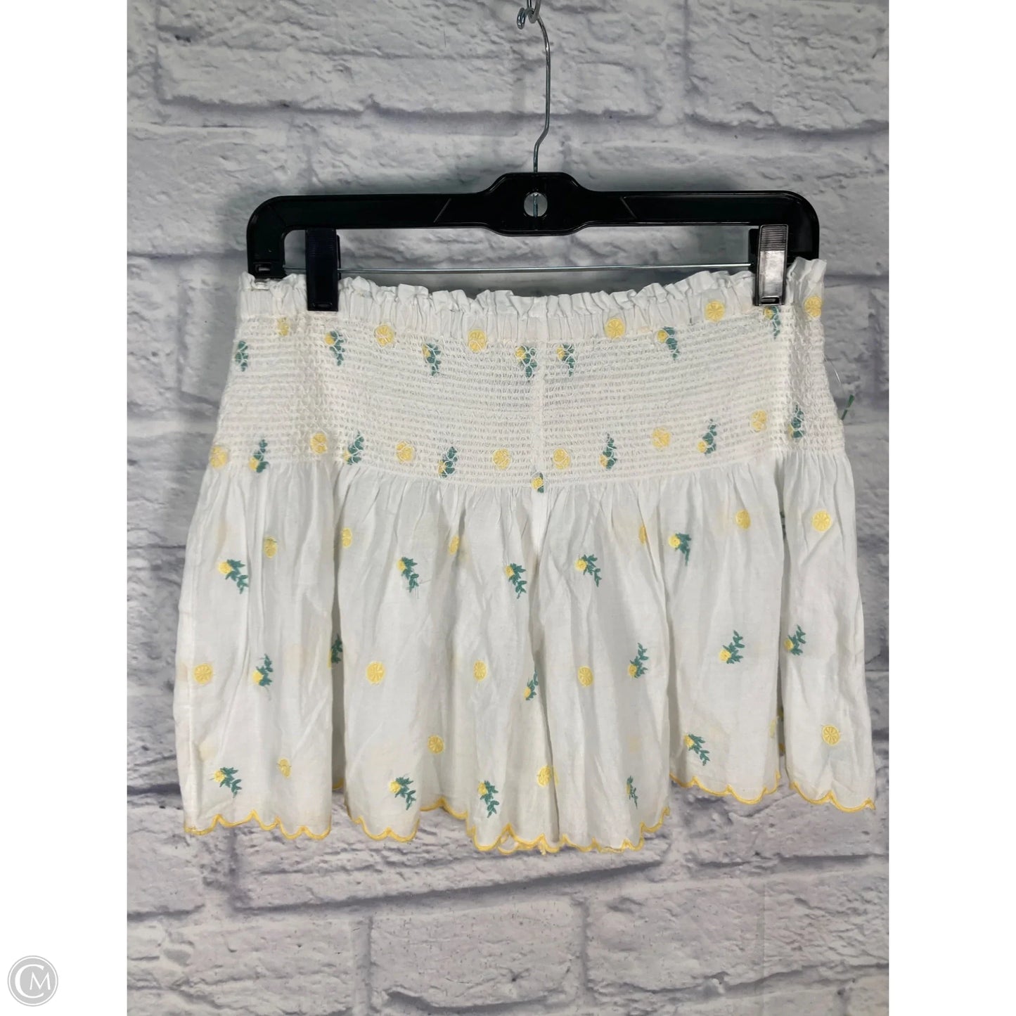 Shorts By Joie In White & Yellow, Size: 4