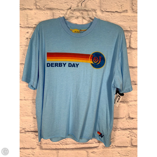 Top Short Sleeve By Clothes Mentor In Blue, Size: Xl