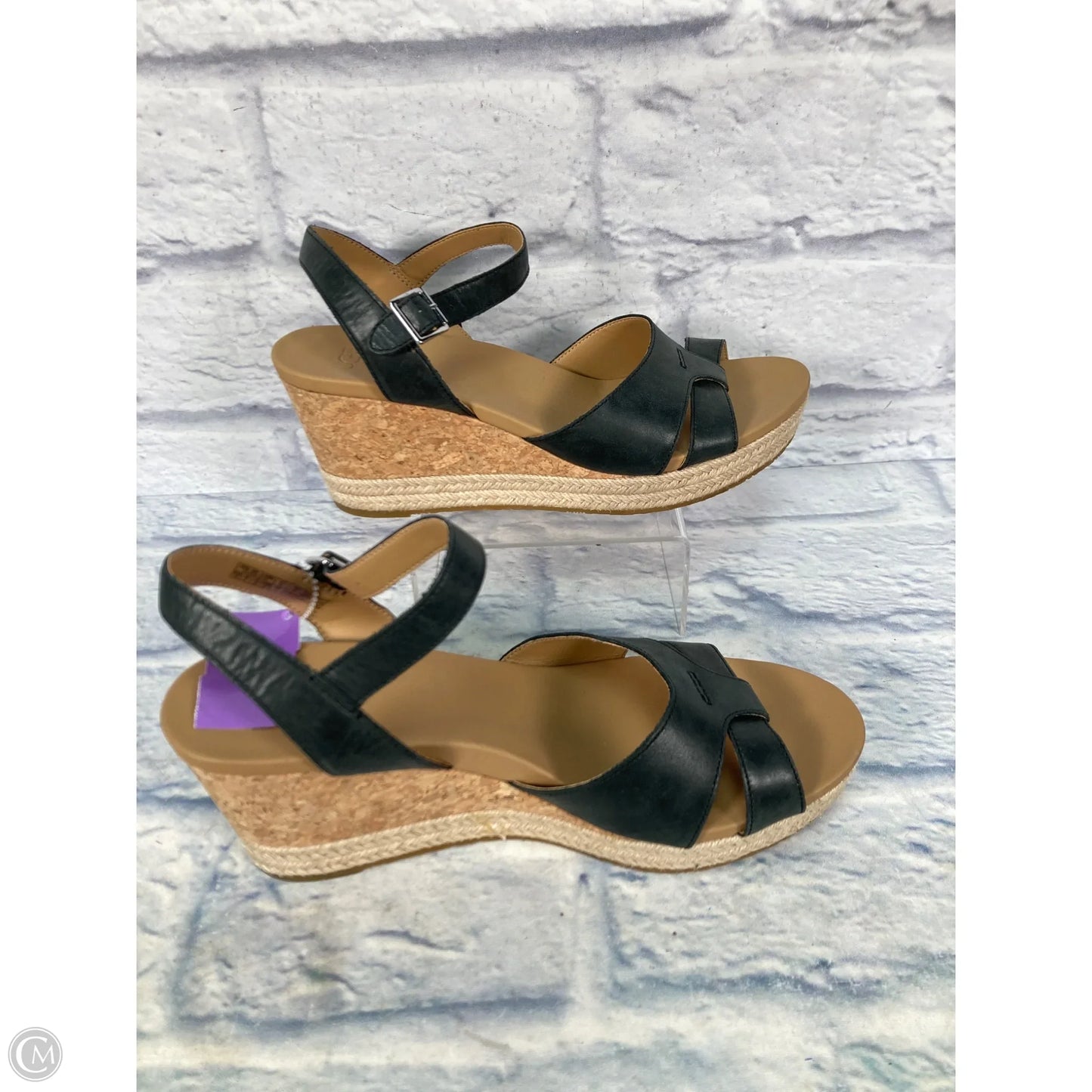 Sandals Designer By Ugg In Beige, Size: 10