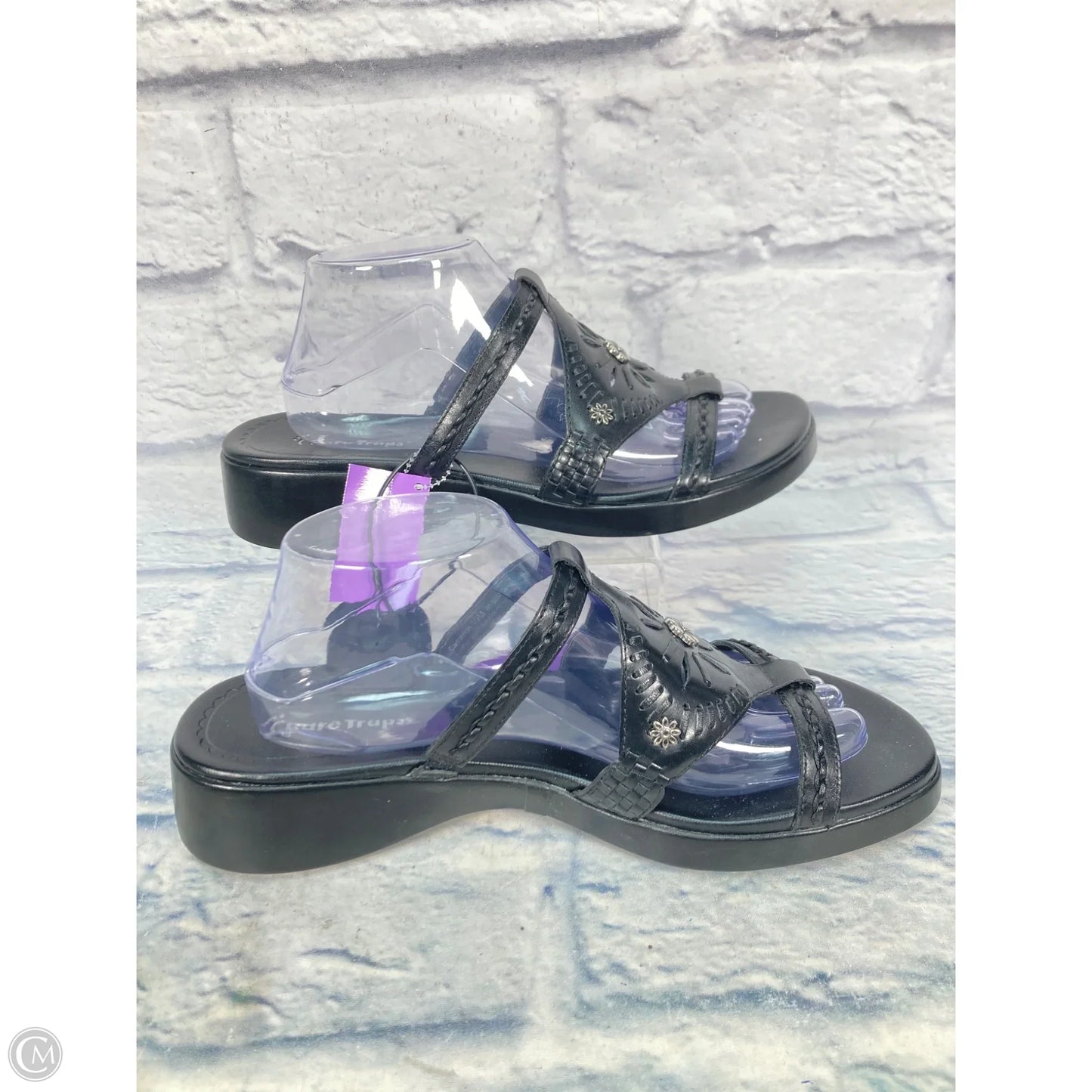 Sandals Heels Platform By Bare Traps In Black, Size: 10