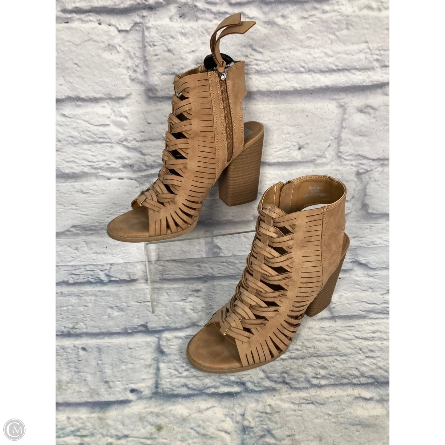 Shoes Heels Block By Dolce Vita In Tan, Size: 8
