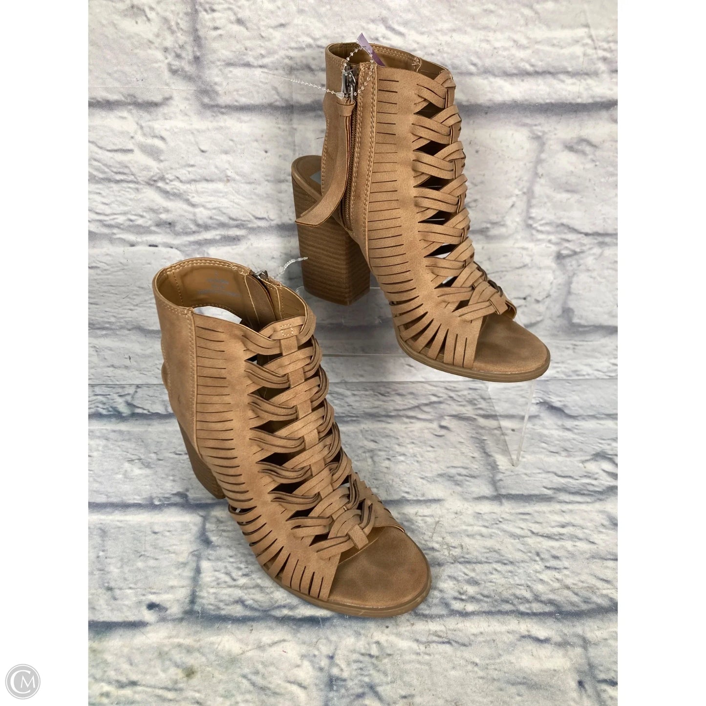 Shoes Heels Block By Dolce Vita In Tan, Size: 8