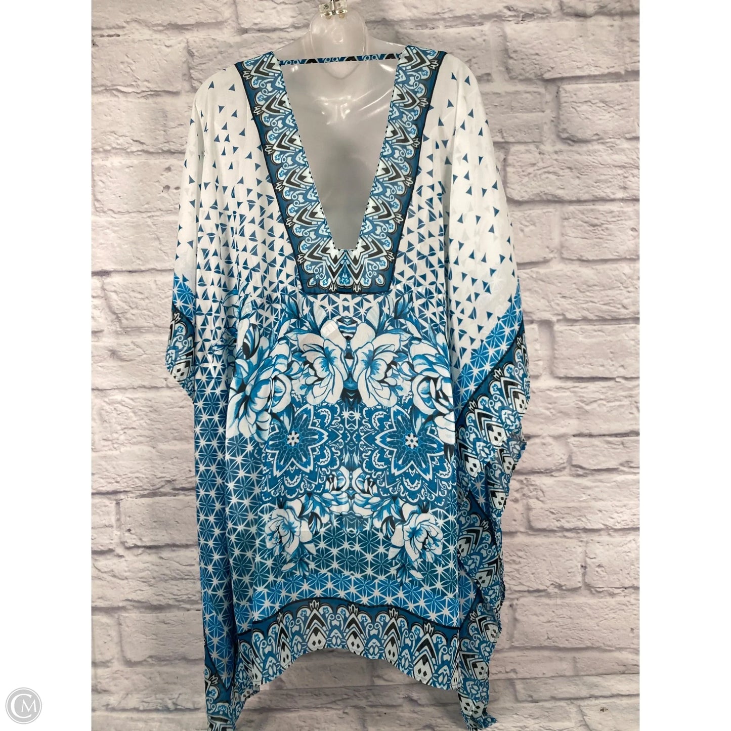 Swimwear Cover-up By White House Black Market In Blue, Size: Osfm