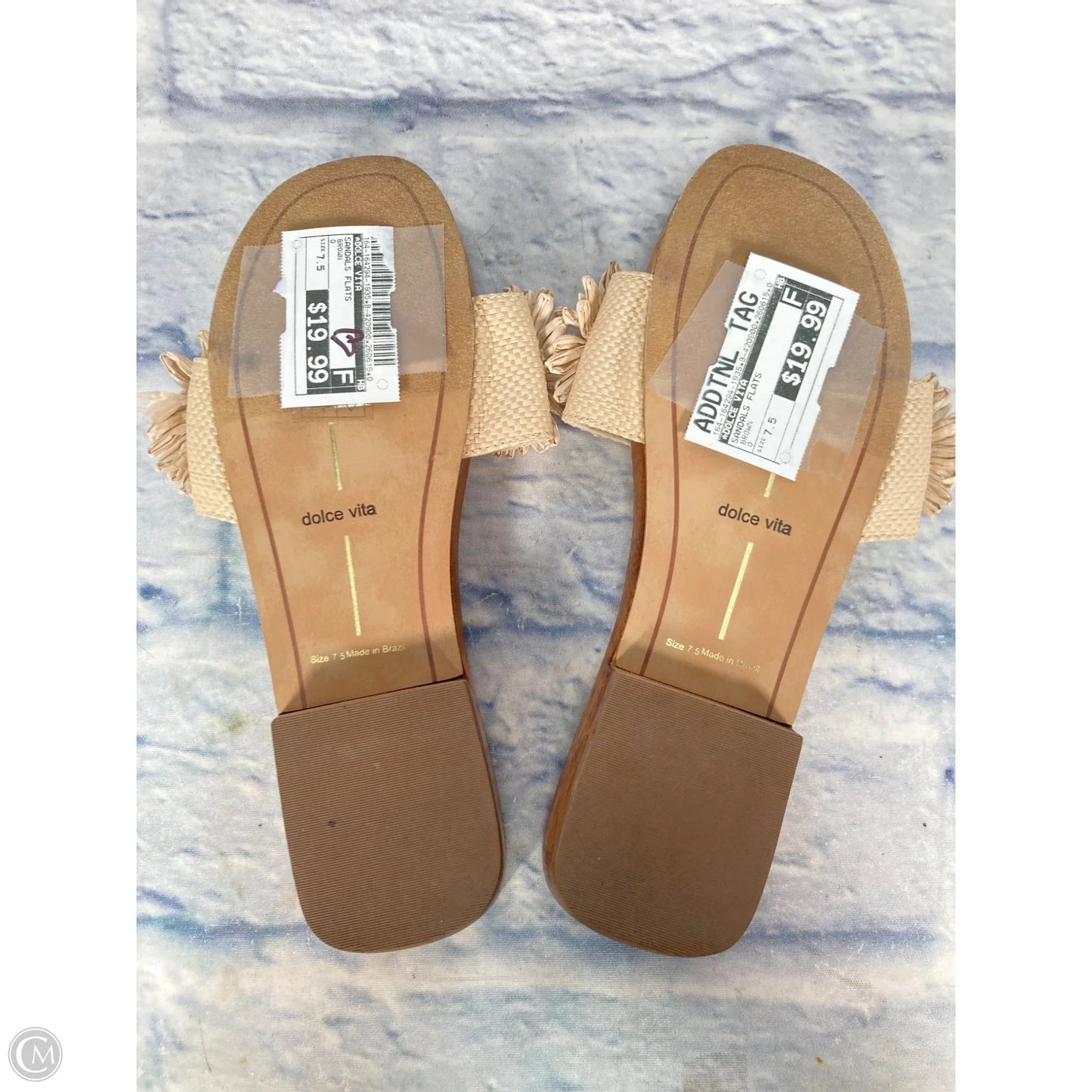Sandals Flats By Dolce Vita In Brown, Size: 7.5
