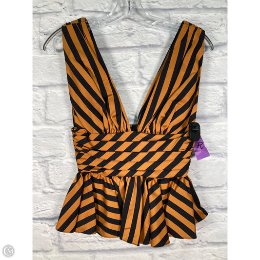 Top Sleeveless By Clothes Mentor In Orange, Size: S
