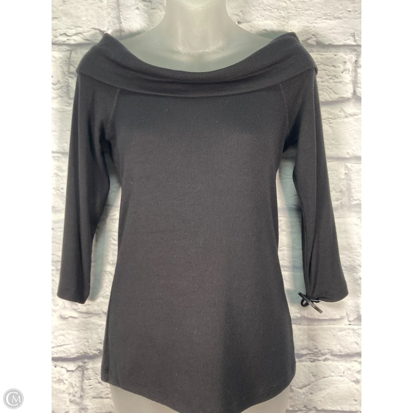 Top 3/4 Sleeve By Saturday/sunday In Black, Size: S