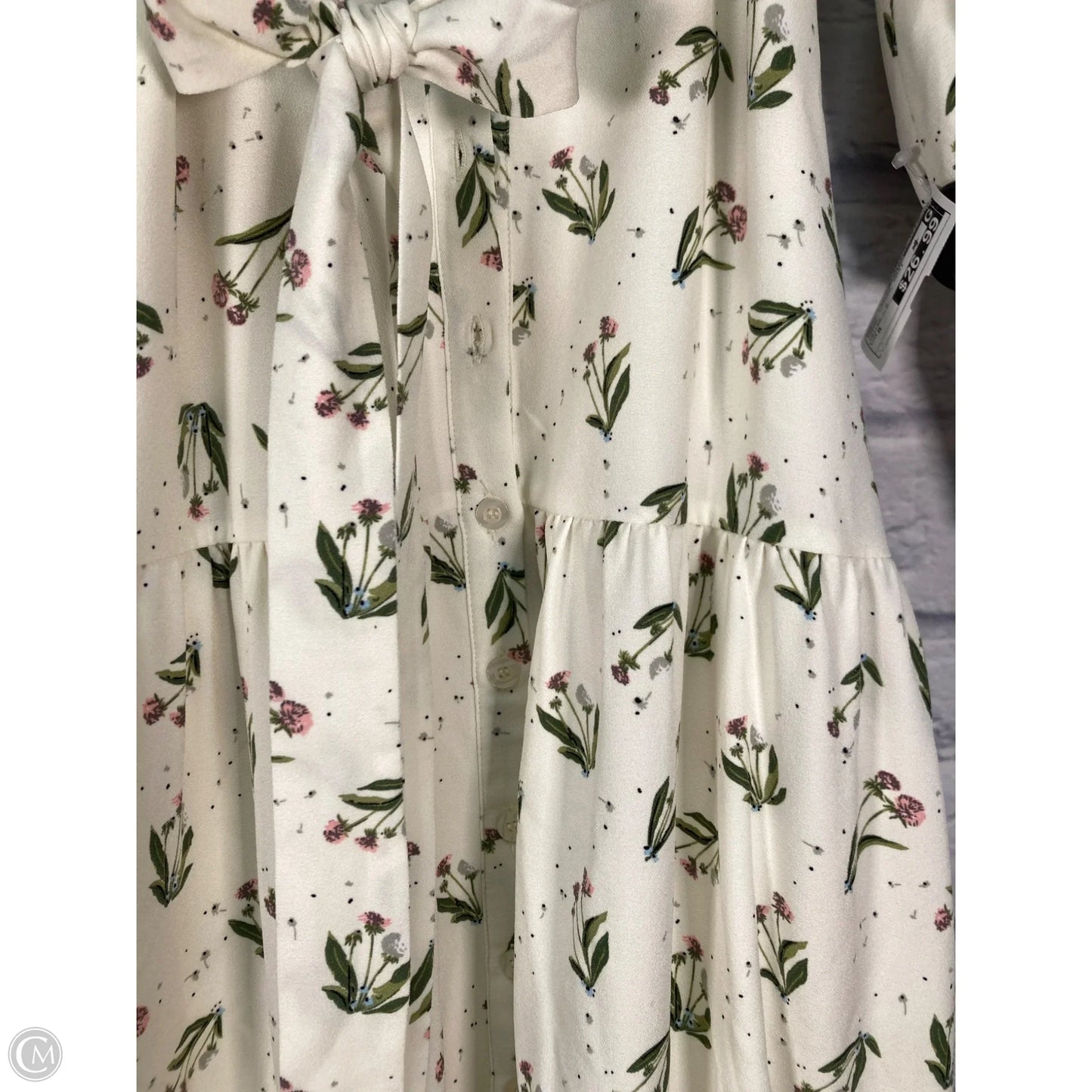 Dress Casual Maxi By Clothes Mentor In Cream, Size: M
