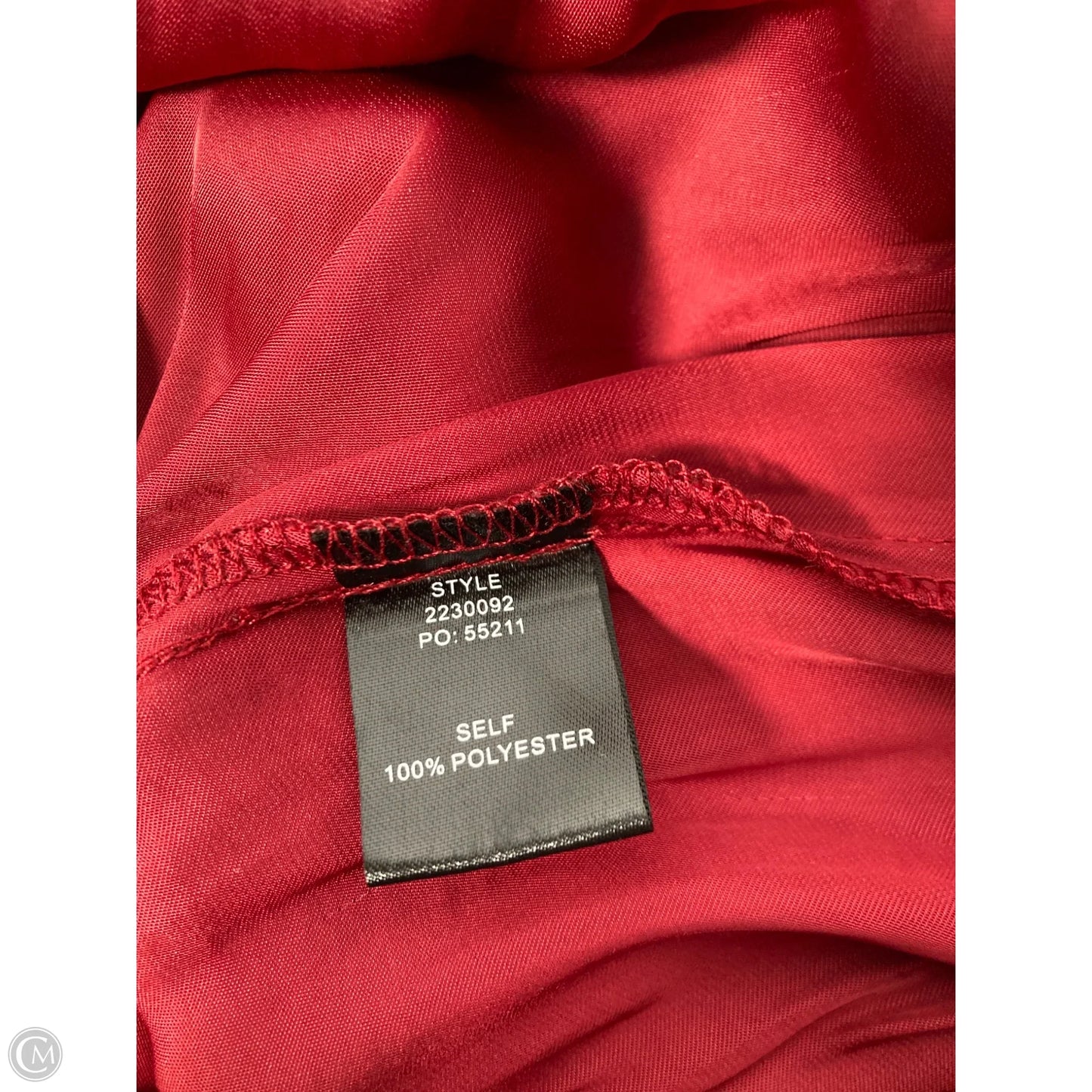 Top Long Sleeve By Current Air In Red, Size: Xs