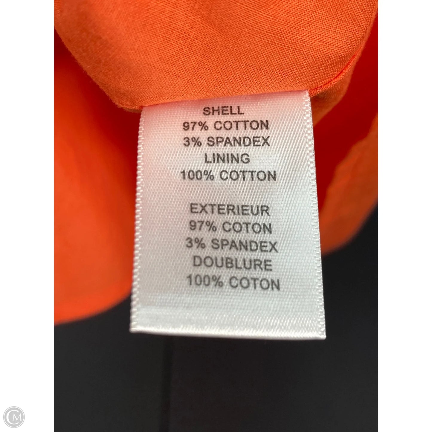 Dress Designer By Milly In Orange, Size: M