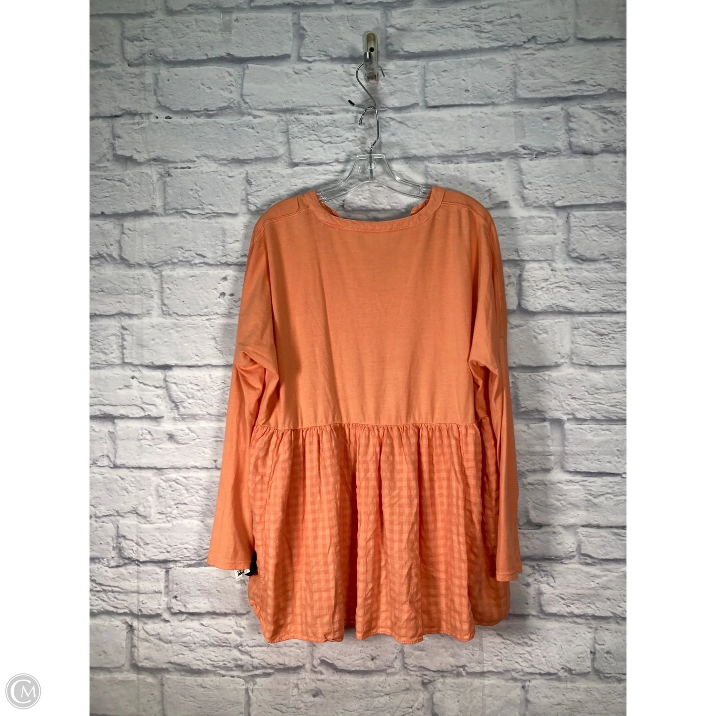 Tunic Long Sleeve By Pilcro In Orange, Size: S
