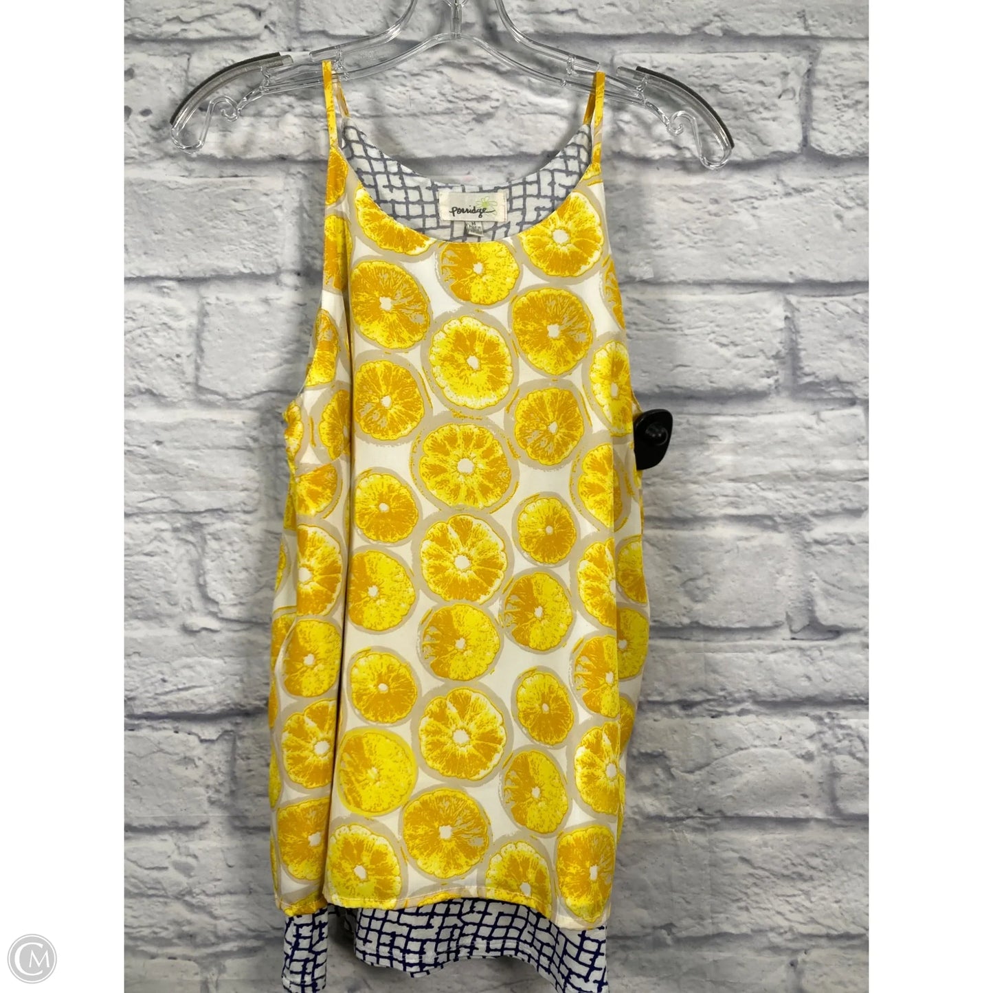Top Sleeveless By Porridge In Yellow, Size: M