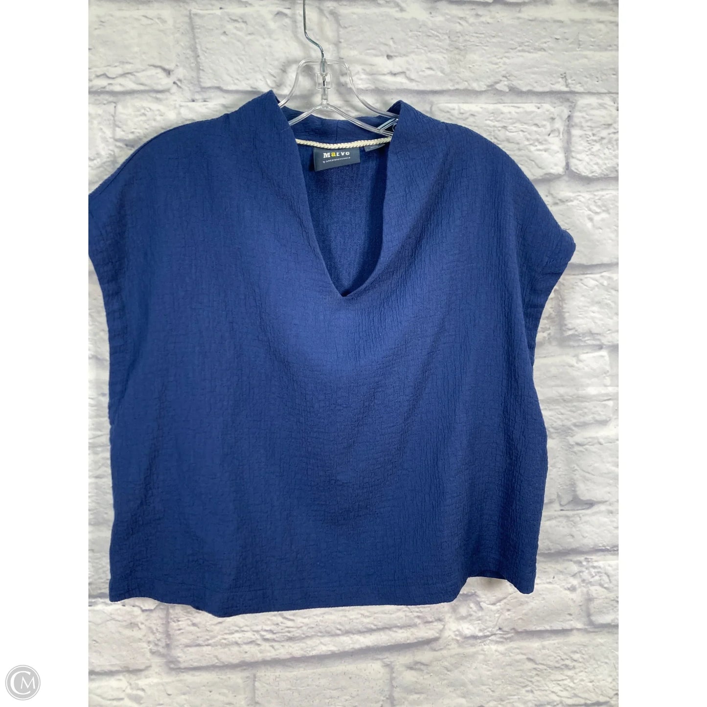Top Sleeveless By Maeve In Navy, Size: M
