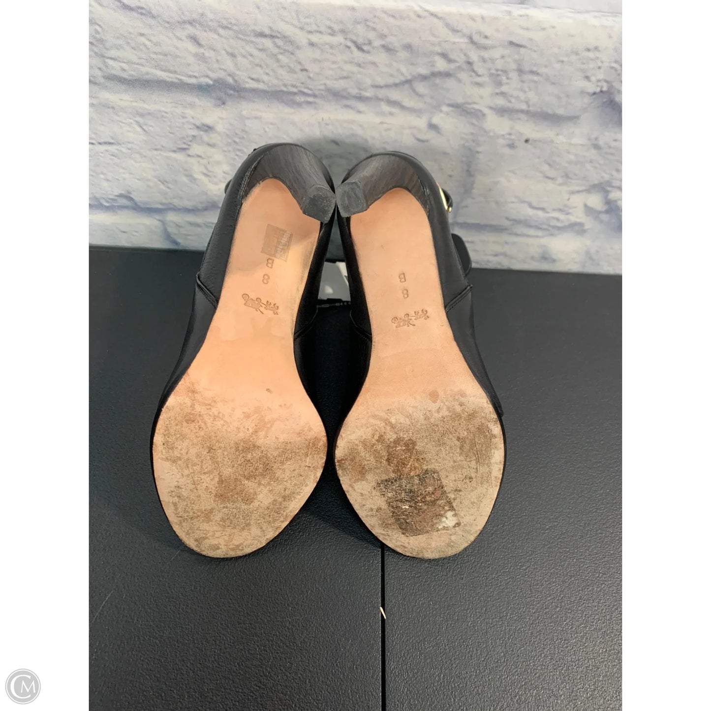 Shoes Designer By Coach In Black, Size: 8