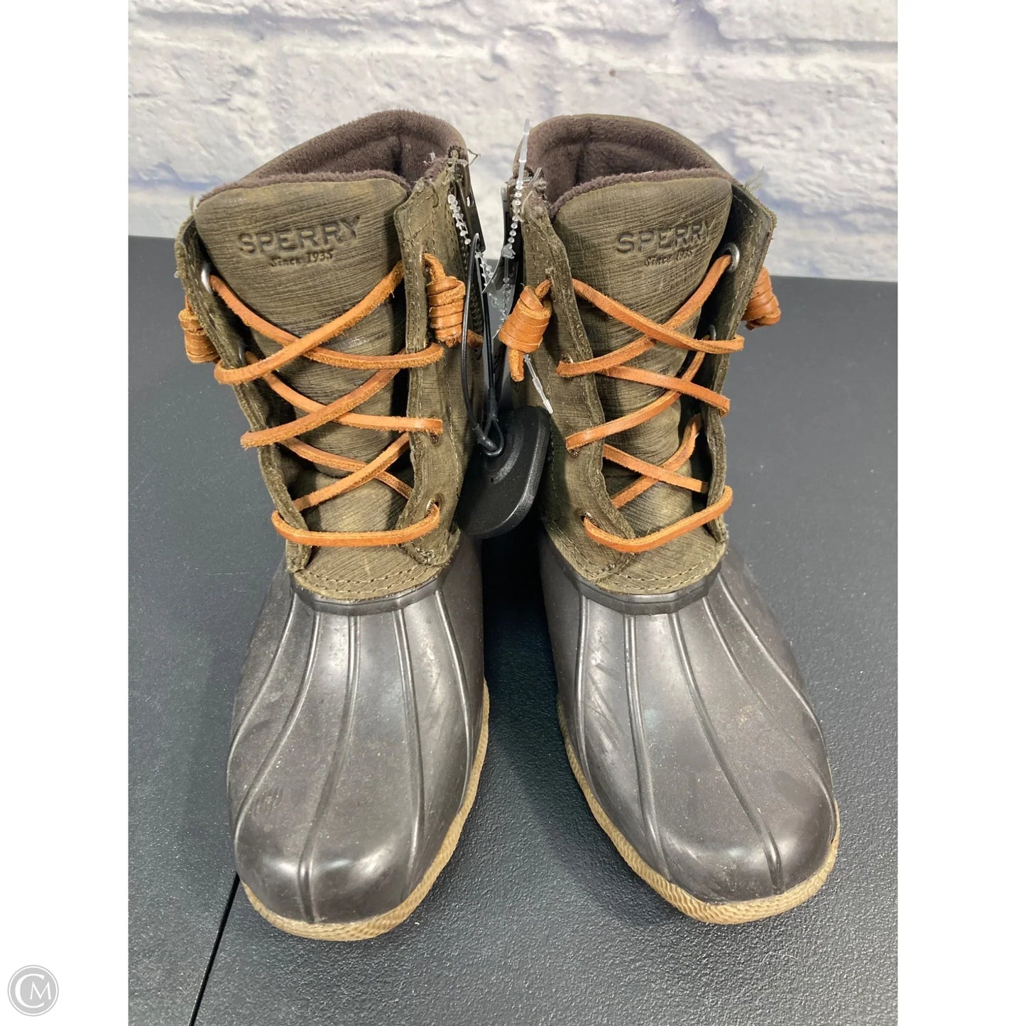 Boots Hiking By Sperry In Green, Size: 7
