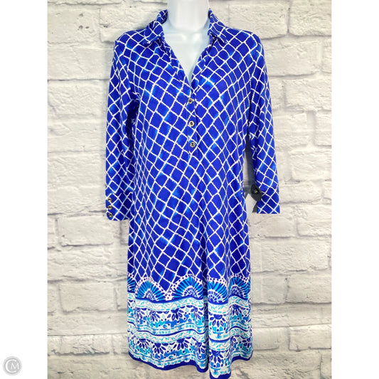Dress Designer By Lilly Pulitzer In Blue, Size: Xs