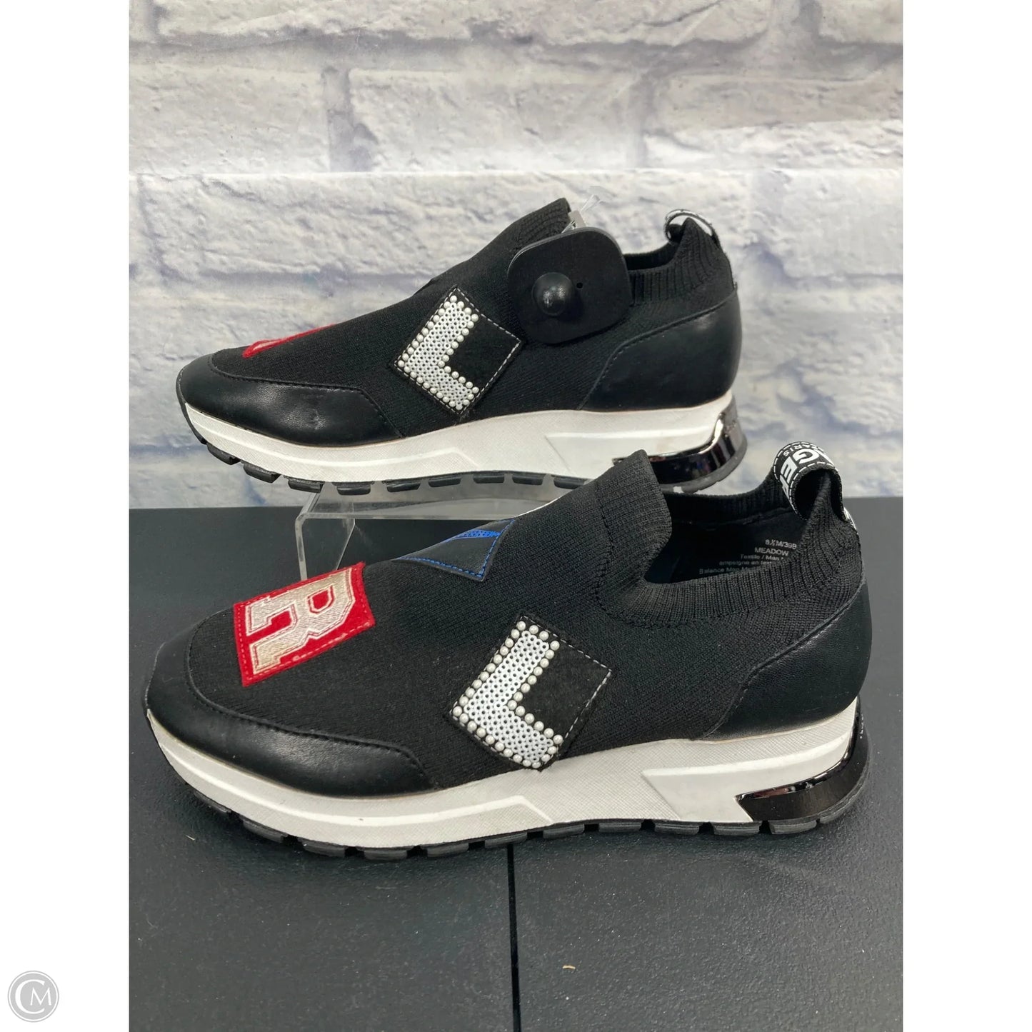 Shoes Designer By Karl Lagerfeld In Black, Size: 8.5