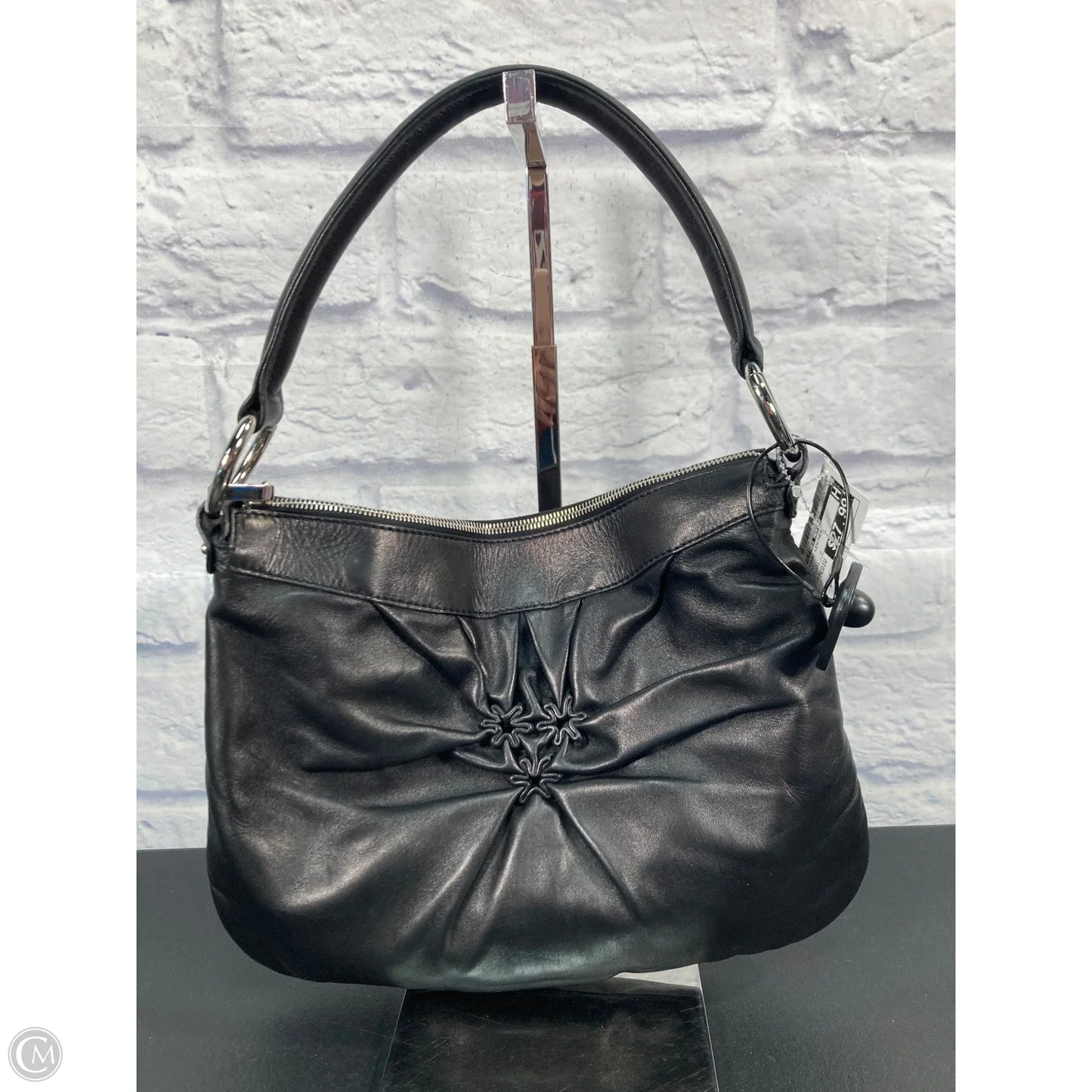 Handbag Leather By Clothes Mentor, Size: Medium