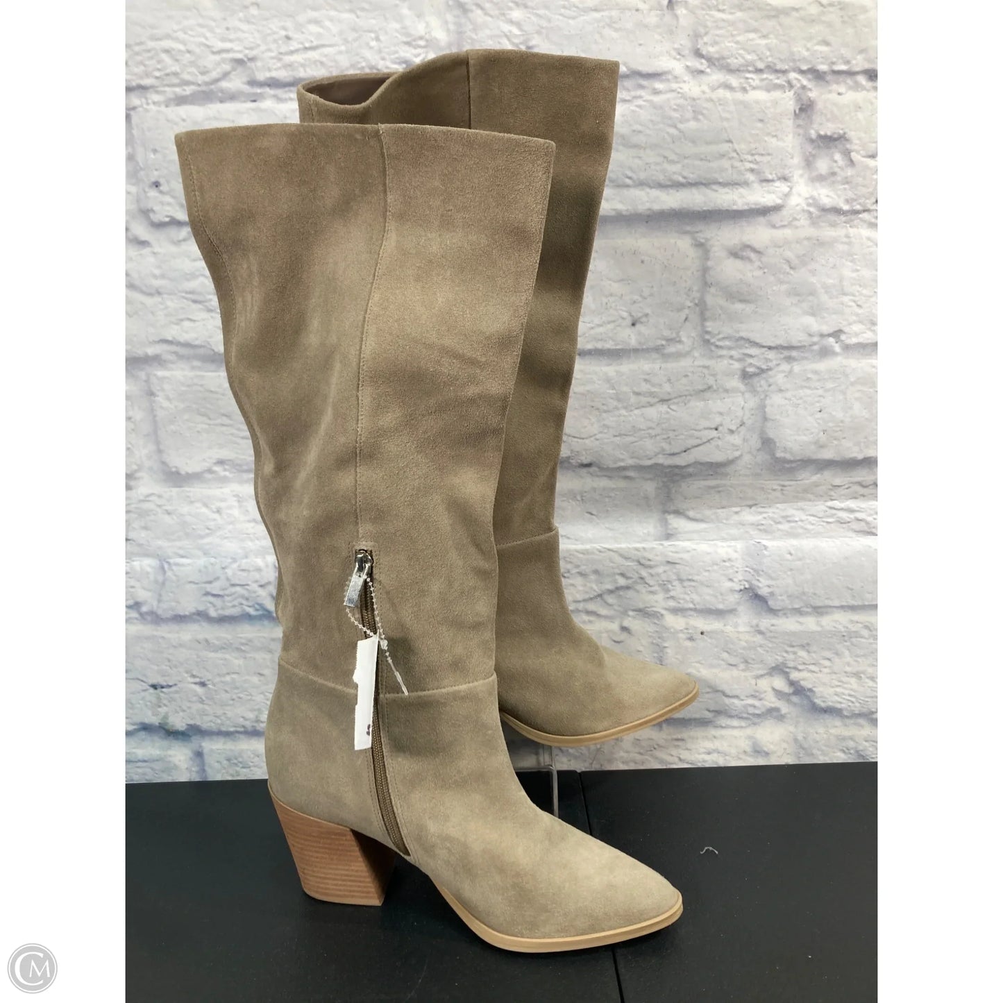 Boots Mid-calf Heels By Dolce Vita In Tan, Size: 10
