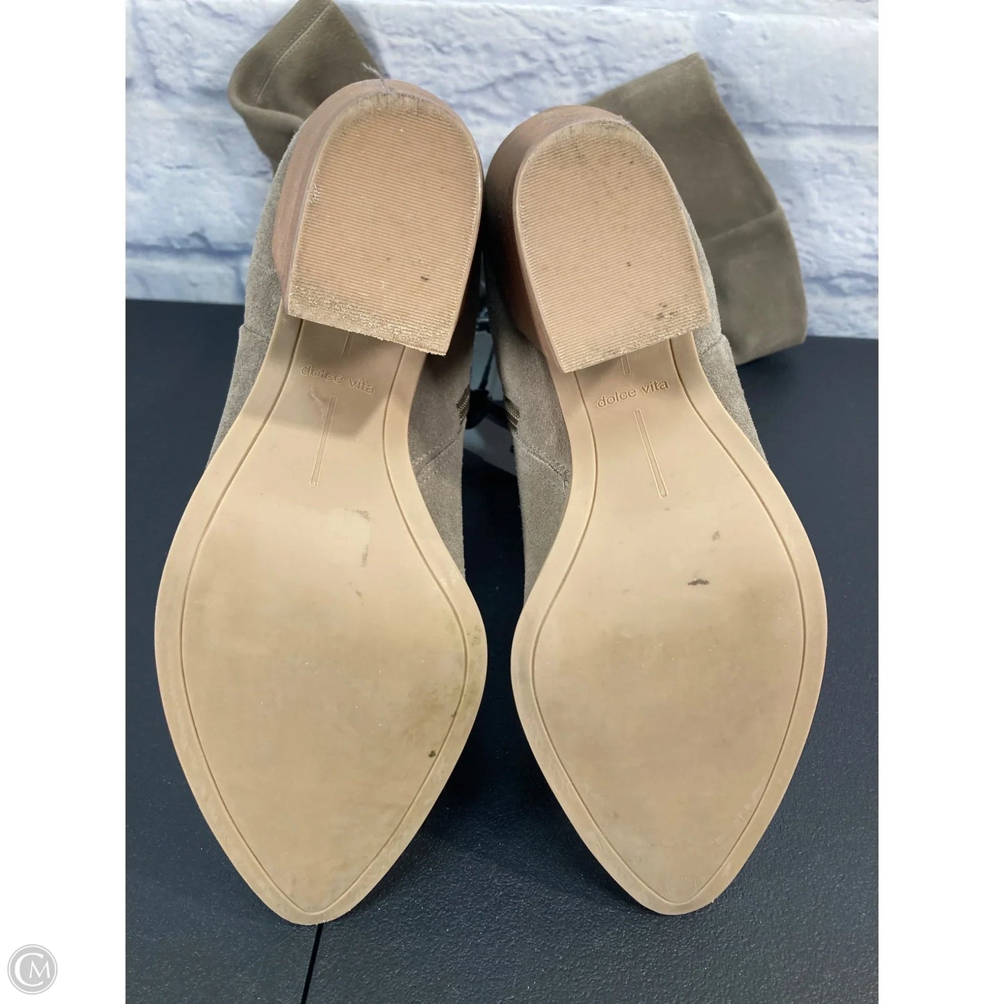 Boots Mid-calf Heels By Dolce Vita In Tan, Size: 10