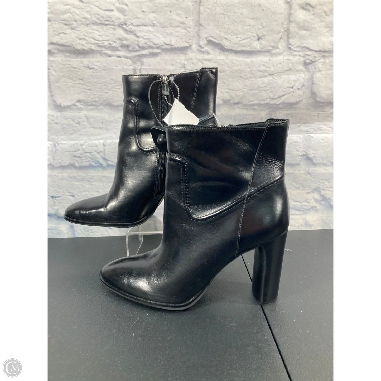 Boots Ankle Heels By Vince Camuto In Black, Size: 10