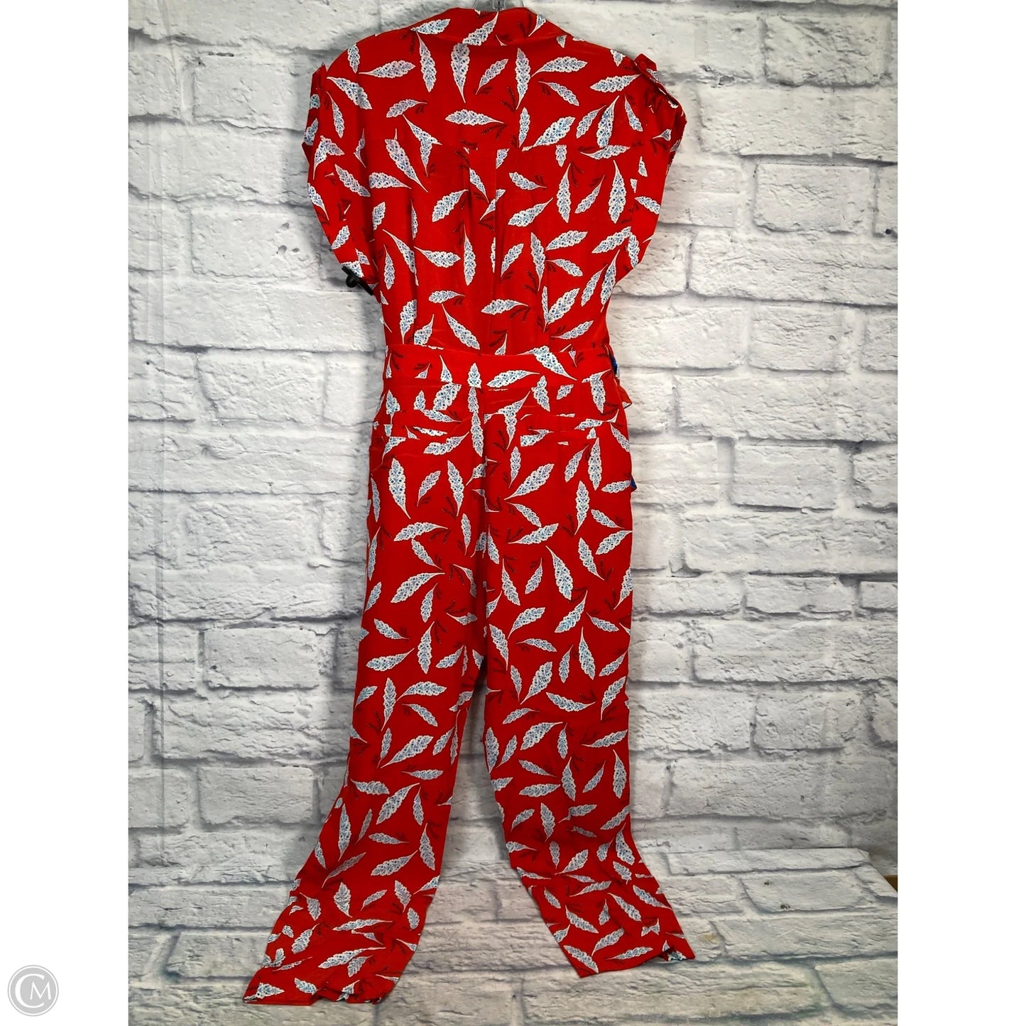 Jumpsuit Designer By Diane Von Furstenberg In Red, Size: S