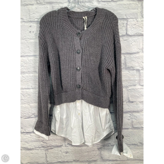 Sweater By Anthropologie In Grey, Size: S