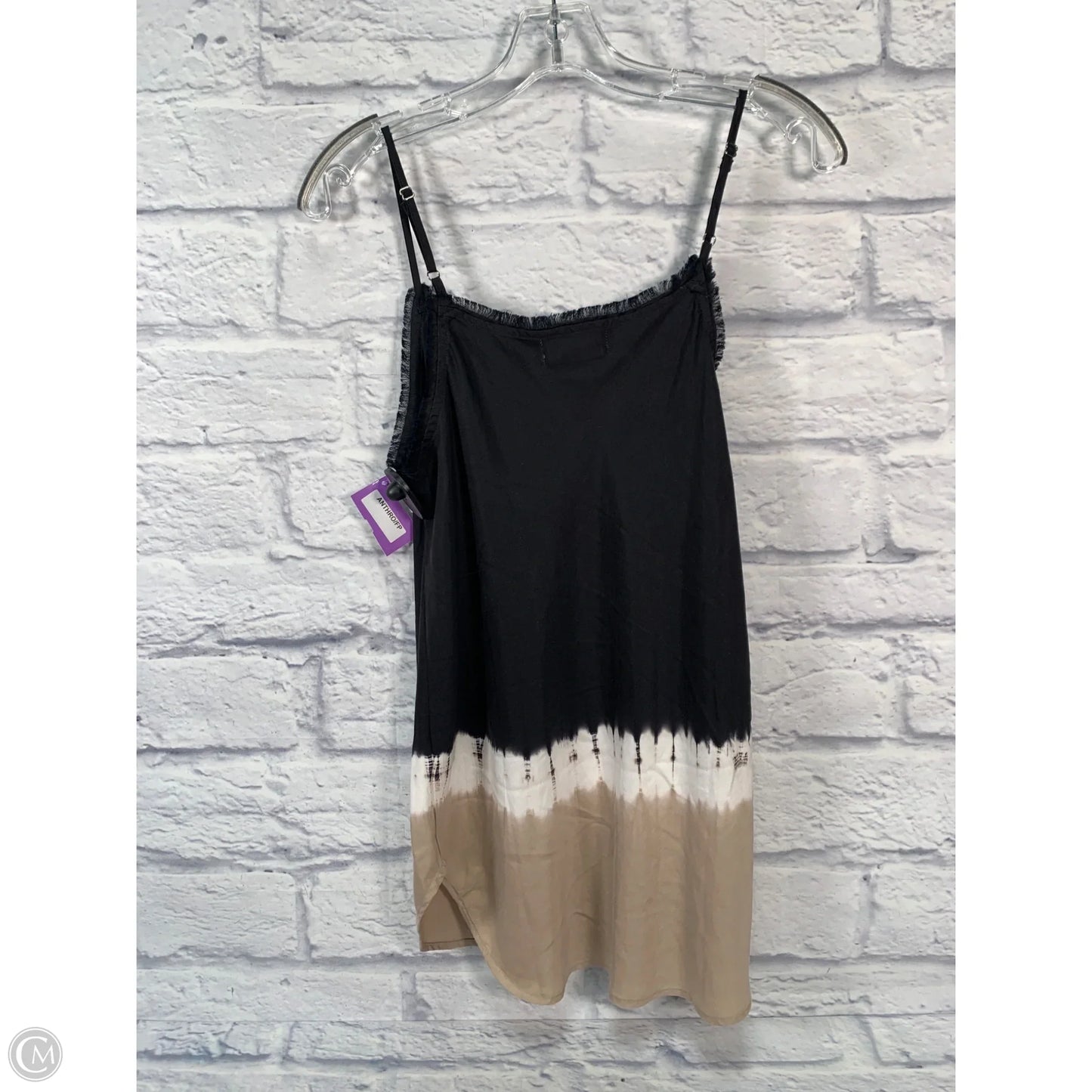 Top Sleeveless By Cloth & Stone In Black & Brown, Size: S