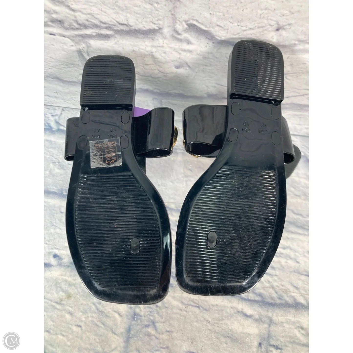Sandals Flip Flops By Jeffrey Campbell In Black, Size: 10