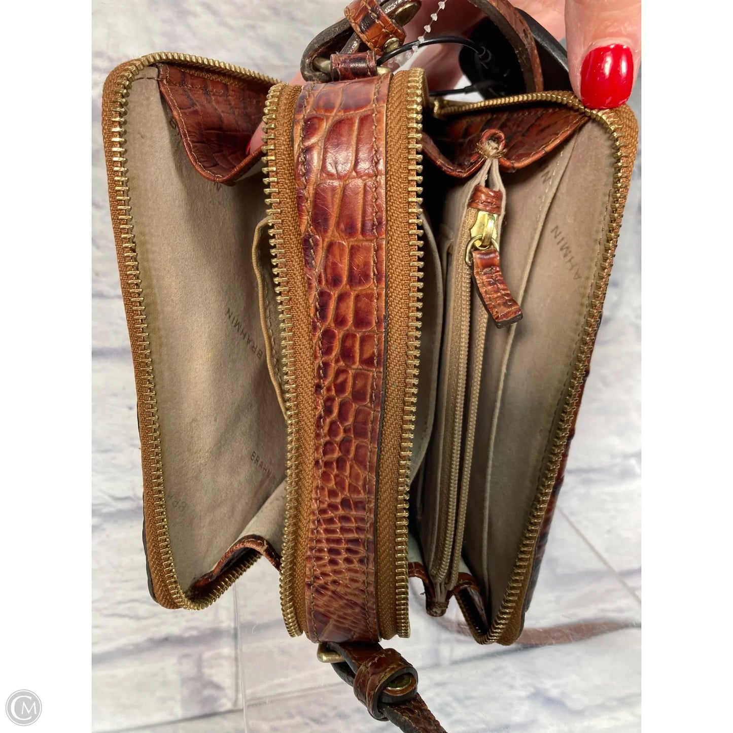 Crossbody Designer By Brahmin, Size: Small