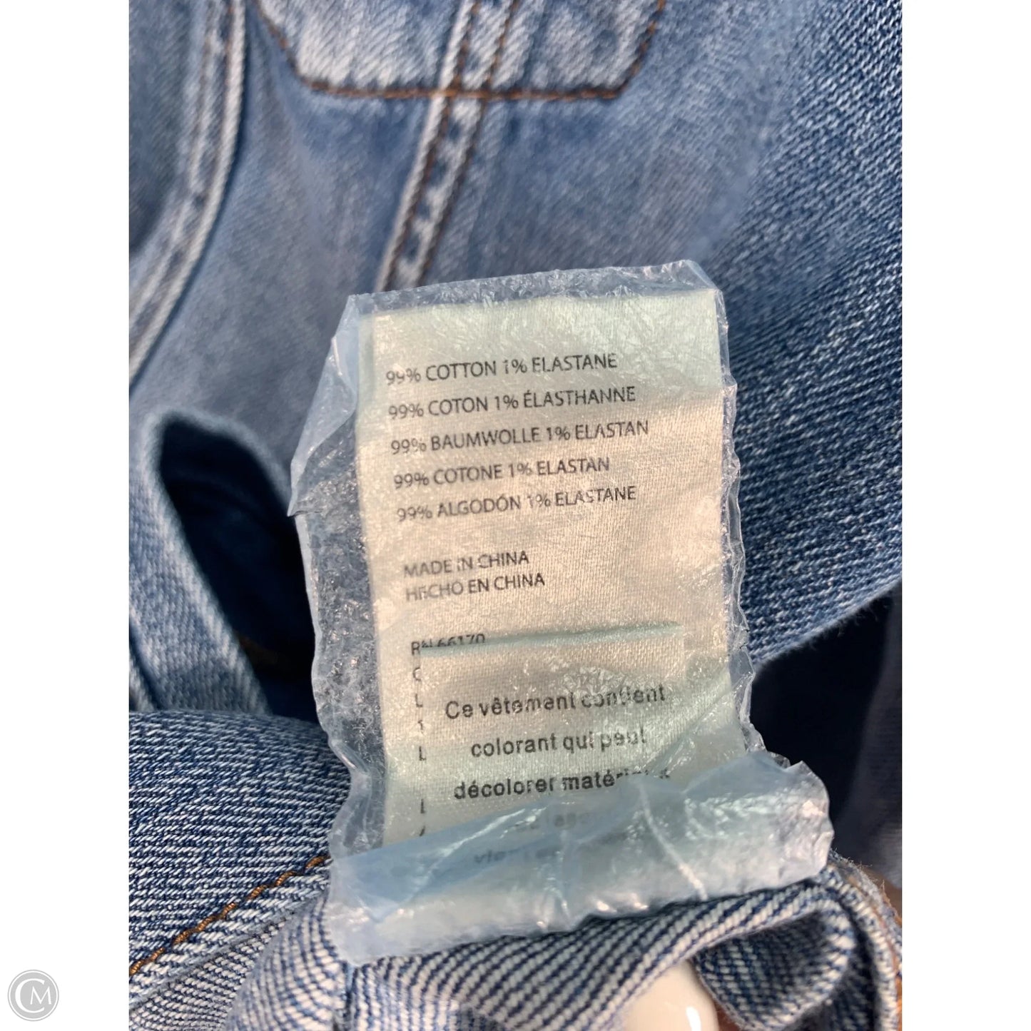 Jacket Denim By Pilcro In Blue Denim, Size: S