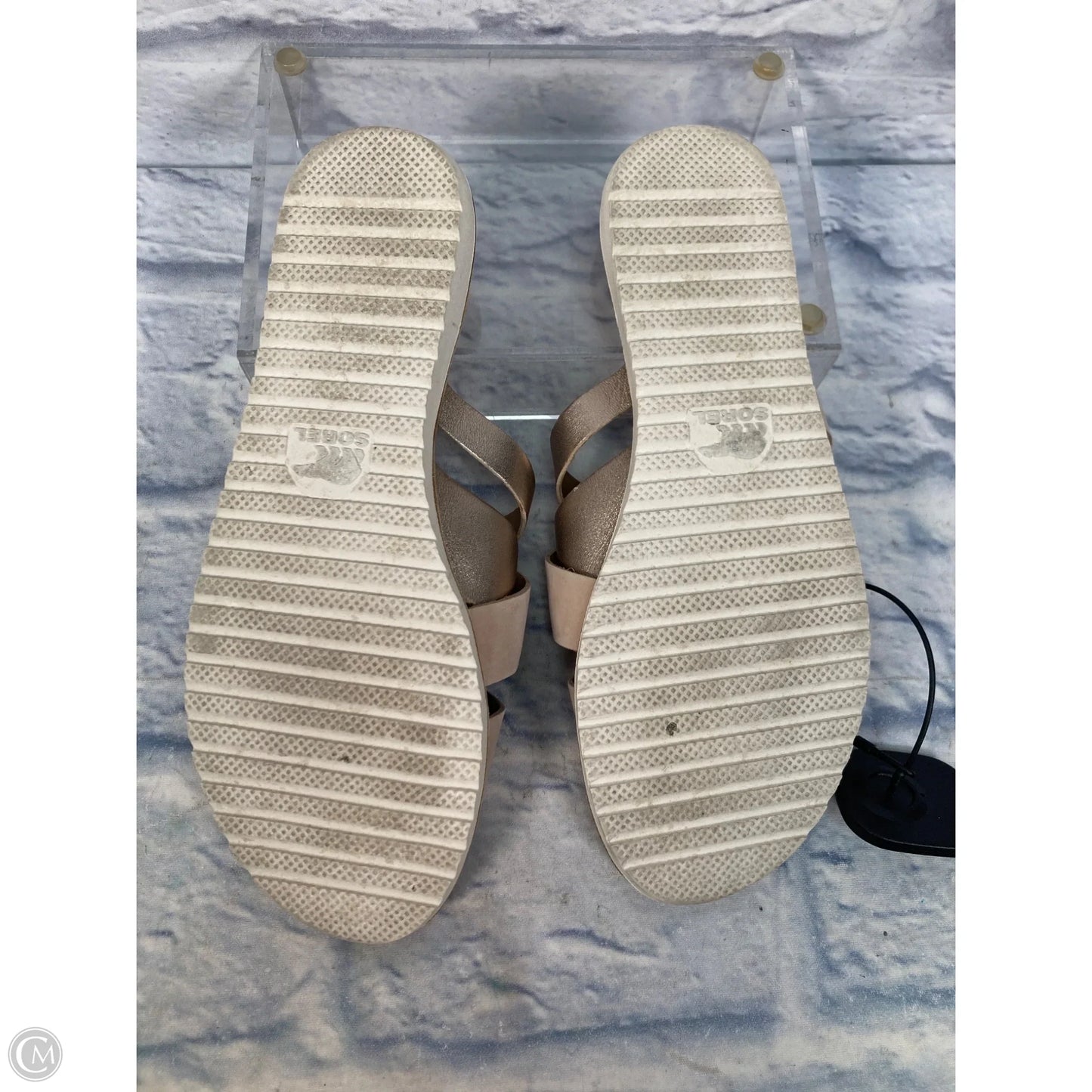 Sandals Flats By Sorel In Tan, Size: 8