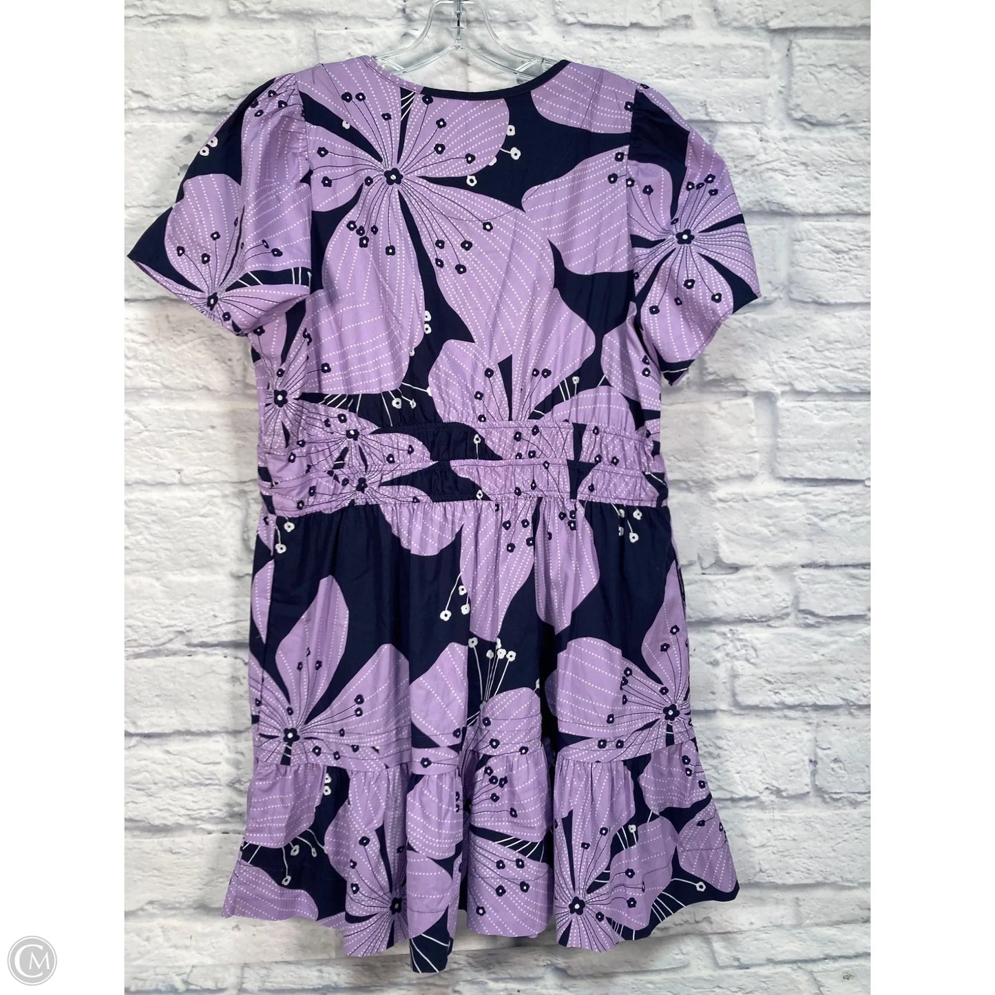 Dress Casual Short By Anthropologie In Blue & Purple, Size: Xlp