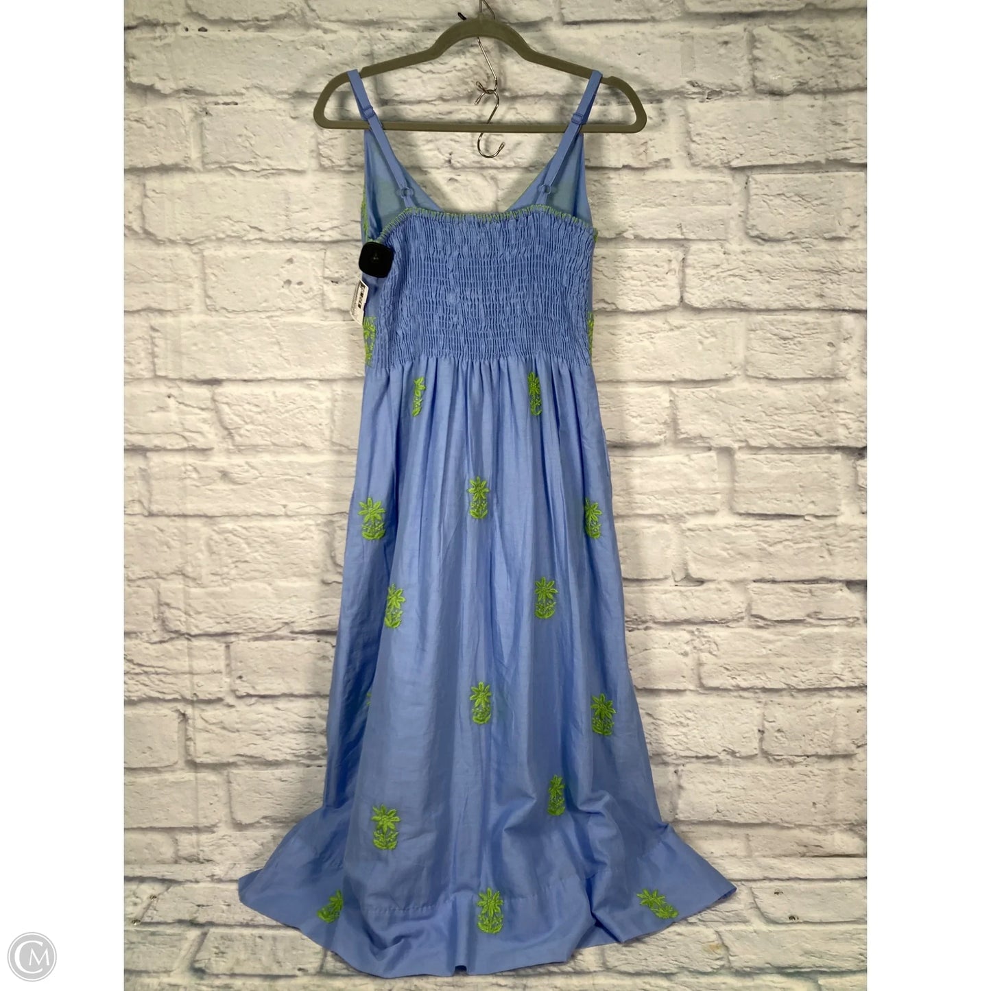 Dress Casual Maxi By Gretchen Scott In Blue & Green, Size: L