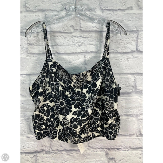 Top Sleeveless By Anthropologie In Black & Cream, Size: Xl